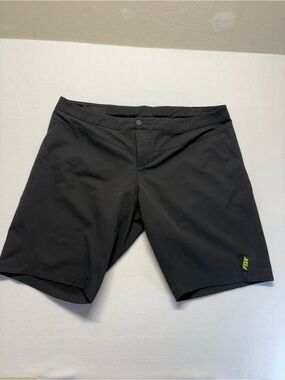 Fox Ripley  xBlack  Shorts with Lime Logo